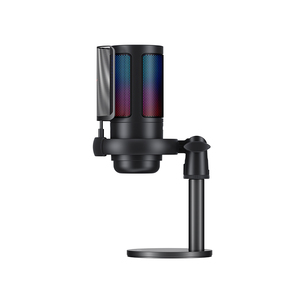 Havit <span class=keywords><strong>GK50</strong></span> Microphone de bureau RVB professionnel Micro de jeu à condensateur de studio USB pour la diffusion en direct Enregistrement Podcasting Enseignement - Product Image 5