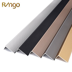 Phật sơn Ringo sáng bóng bạc nhôm chống trượt cầu thang nosing cạnh TRIM Vinyl Bìa bước cạnh bảo vệ cầu thang bước an toàn - Product Image 1