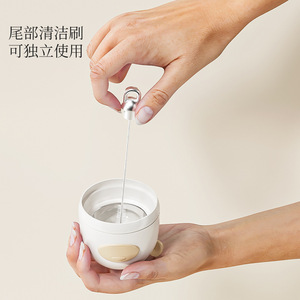 Cup Brush With Built In Straw Long Handled Multi Functional Cleaning For Cup Lid And Straw - Product Image 1