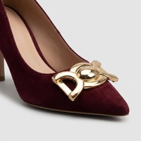 Accessoires pour chaussures, boucles de chaussures amovibles en alliage de zinc doré pour hommes et femmes, chaînes, marque DENGBAO, modèle F-31062