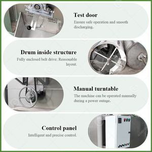 Motor PLC multifunción eléctrico comercial Industrial máquina para asar cacahuetes de soja Uso de panadería alta capacidad 25KG China - Product Image 4