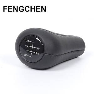 Poignée de levier de vitesses Fengchen en cuir pour boîte de vitesses manuelle BMW 5 6 vitesses ergonomique - Product Image 4