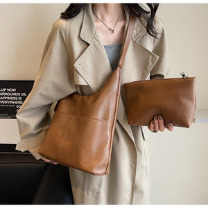 Handtas Vrouwen Nieuwe Mode 2024 Lederen Hobo Handtassen Dames Casual Groothandel Designer Portemonnees - Product Image 2