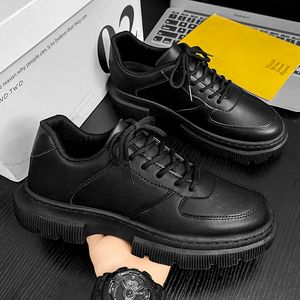 Sepatu kulit pria, sepatu kasual pria trendi, sepatu kulit nyaman, modis, kualitas tinggi, anti selip, dan tahan aus - Product Image 6