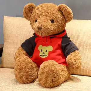 सुपर प्यारा शर्ट प्लश खिलौना नरम टेडी भालू बच्चों का खिलौना
