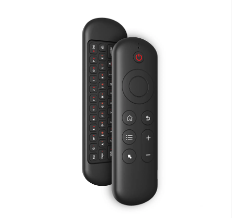 New Arrival Simple Fasion Design 2.4g&BT 5.2 Dual Mode Airmouse M5 Wireless air Mouse with Mini Keyboard and Backlight Remote