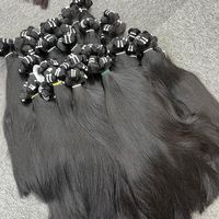 Grossiste de mèches de cheveux humains vierges bruts 15A, cuticules intactes, alignées, lisses, de Birmanie et du Vietnam, extensions capillaires