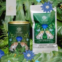 Vente en gros Nouveau bidon de thé hermétique à double couvercle et grandes feuilles d'herbes de qualité alimentaire écologique imprimé sur mesure