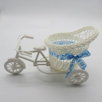 Mini Bonsaï Vélo Décoratif en Plastique, Pot de Fleurs Artificiel Écologique Moderne pour Mariages - Meilleures Ventes