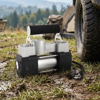 Mini compresseur d'air automobile classique, portable et avec poignée, pompe pour voiture DC 12V