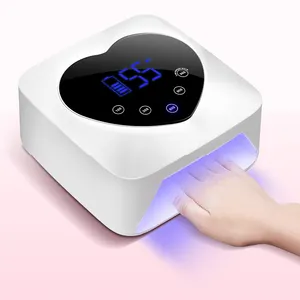 Benutzer definiertes Logo Wiederauf ladbarer Gel-Trockner 72w Nagellack-Härtung lampe UV-LED-Lampe für Nägel