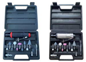 Strumenti pneumatici macchina smerigliatrice aria alluminio Set di lucidatura mulino per incisione per la riparazione di mole pneumatici - Product Image 2