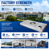 Unité de filtration d'air (FFU) à ventilateur en acier galvanisé pour systèmes d'alimentation en air de salles blanches industrielles