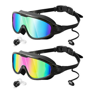 סיליקון אחד-קטע מים אטמי אוזניים קליפים אף קליפים למירוצי שחייה למבוגרים עם אנטי ערפל לגברים electroplating - Product Image 1