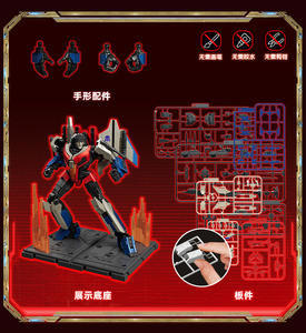 Blokees หม้อแปลงหนึ่งตัวเกินกว่ารุ่น <span class=keywords><strong>Starscream</strong></span> รุ่นเรืองแสงของแท้ประกอบของเล่น - Product Image 6