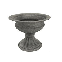 Support de fleurs en métal doré pour mariage Vase sur piédestal blanc noir 4.72 pouces Petit support de fleurs pour décor de table de restaurant à la maison