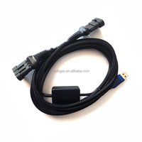 2 في 1 ECU300/ MP48/2568D 2 نظام يستخدم معًا كابل واجهة cng عالي الجودة لمجموعات ecu lpg cng gnv glp كبلات usb ecu k