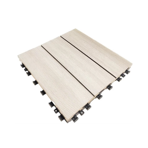 現代デザインセクション300X300Mm天然タイルモダン美学プラスチックベースタイル<span class=keywords><strong>Wpc</strong></span>滑り止めデッキ床タイル