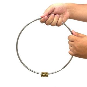 Anneaux gyroscopiques en métal avec logo personnalisé, nouveau design, jouet amusant, anneaux sonores pour enfants - Product Image 4