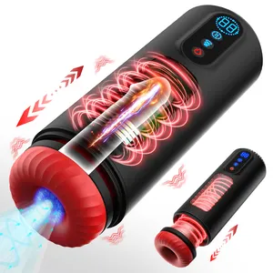 Automatic Oral Sex Like Hand Free Sex Toy Auto Vibrate Sucking Man Masturbation Cup For Male