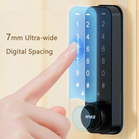 Cerradura Digital para Gabinete MK735 con Código PIN, Cerradura para Gabinete de Oficina en Casa, Cerradura con Pantalla Táctil para Muebles