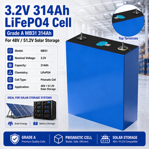 中国2026年MB31 LiFePO4 314Ah LiFePO4电池 314Ah方形电池 314Ah LiFePO4电池芯 8000颗 稳定库存供经销商 - Product Image 1