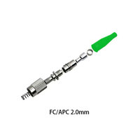 Kit de pièces de connecteurs à fibres optiques FC en gros, APC UPC Simplex Monomode, Ferrule Céramique 2.0/3.0mm, Cordon de Brassage Pigtail RoHS