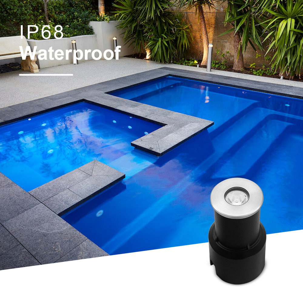 IP68 Waterproof Buried Type Led Recessed Underwater Swimming Underwear Swim Light 24V Pool Lights