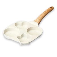 Smartpan poêle à oeufs en gros poêles à crêpes antiadhésives 4 tasses trou ustensiles de cuisine crêpe omelette poêle en alliage d'aluminium cuiseur à oeufs