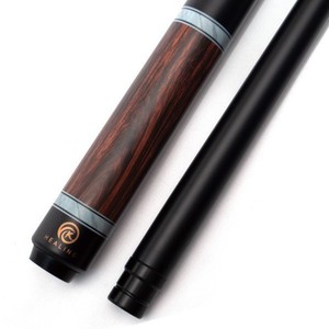 Taco de billar de fibra de carbono curado de 12.4mm con peso ajustable y diseño de veta de madera - Product Image 1