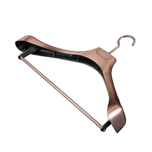 Rose Gold Plated Metal Clothes Hanger Brass Die Casting Wardrobe Hook Type Clothing Organizer - Product Image 3