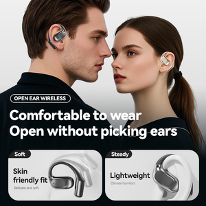 Auriculares Inalámbricos OWS con Clip para Oreja, TWS V5.3, Diseño Mecánico HiFi, Auriculares Deportivos para Juegos con Conducción de Aire - Product Image 3