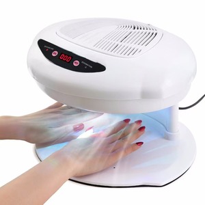 Sèche-ongles professionnel 400W à air chaud et froid, ventilateur de séchage pour ongles, aspirateur à poussière pour nail art avec capteur intelligent - Product Image 1