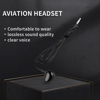 Écouteurs Mono filaires universels jetables de 3.5mm Écouteurs de musique intra-auriculaires à un seul côté Écouteurs de basse filaires pour Iphone Android Pc