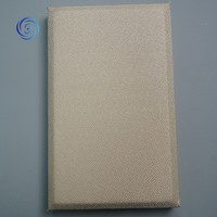 Panneau acoustique en tissu au design moderne, panneau acoustique en mousse ignifuge, installation facile, panneau mural 3D pour bureau