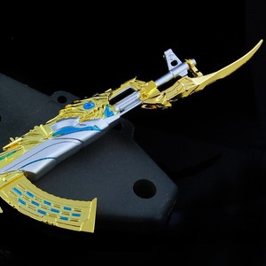 Jeu de combat d'armes périphériques modèle Ak47 King's Shadow demi démontage décoration gros porte-clés pendentif Mini pistolet jouet - Product Image 5