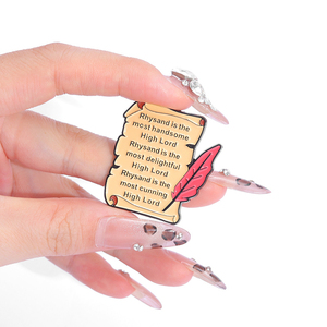 Rhysand là đẹp trai nhất cao chúa men Pin acotar huy hiệu <span class=keywords><strong>Sarah</strong></span> J. Maas Quote ve áo Pin - Product Image 1