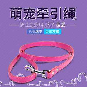 Correa de tracción de cuero PU para perros y gatos, seleccionada con rigor, para paseos. - Product Image 3