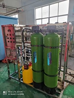 Machine d'osmose inverse de 3 tonnes purifiante 1000 lph avec 80/40 membranes Nitto Système de filtration à 3 cylindres en acier inoxydable (importé)