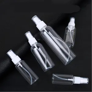 Groothandel Reizen Cosmetische Verpakkingen 50Ml 100Ml Transparant Huisdier Draagbare Wasmiddel Lege Plastic Spray Flessen