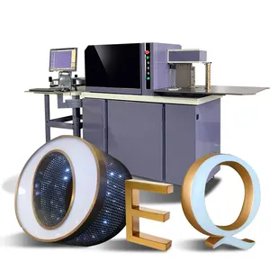 Máquina dobladora de letras de canal multifuncional automática de suministro de fábrica, máquina CNC suministrada por Motor para aluminio