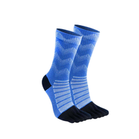 Chaussettes de sport pour hommes, respirantes, antibactériennes, à séchage rapide, en laine mérinos, à cinq doigts, pour la course à pied, la randonnée et l'alpinisme