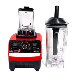 2 em 1 máquina comercial de espremedor de frutas profissional silenciosa, liquidificador Nutri, máquina de smoothie com liquidificador