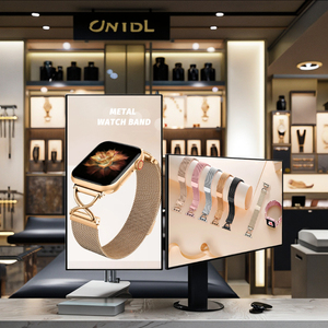 Pantalla de vídeo de publicidad de papel electrónico montada en la pared de contenido remoto personalizable para uso en interiores Centros comerciales Tiendas minoristas - Product Image 4