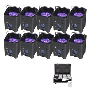 <span class=keywords><strong>2025</strong></span> mới hengyu từ xa 6x18W pin <span class=keywords><strong>LED</strong></span> <span class=keywords><strong>uplight</strong></span> với sạc flightcase <span class=keywords><strong>LED</strong></span> mệnh ánh sáng cho Đảng/bar/Câu lạc bộ/sự kiện đám cưới - Product Image 1