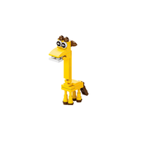 Jouets de construction animaux mignons et scintillants, figurines à assembler pour enfants, animaux terrestres, récompenses pour les élèves
