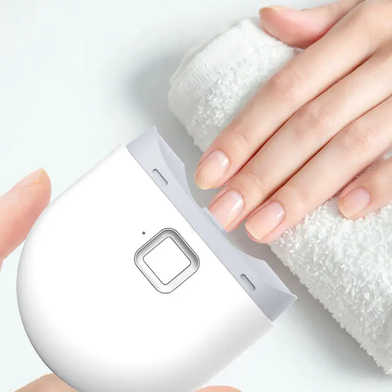 Nieuwe Draagbare Veilige Nail Teen Polijsten Trimmer Gemakkelijk Oplaadbare Recycl Gebruik Automatische Schaar Usb Elektrische Nagelknipper