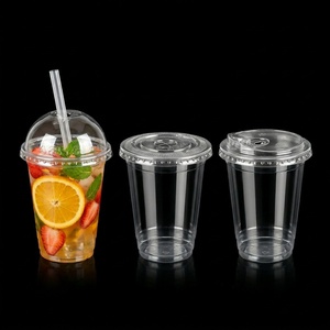 Bicchieri in Plastica Opaca di Alta Qualità per Matrimoni, Bicchieri Personalizzati con Logo, Coperchi e Cannucce per Bevande Fredde - Product Image 4