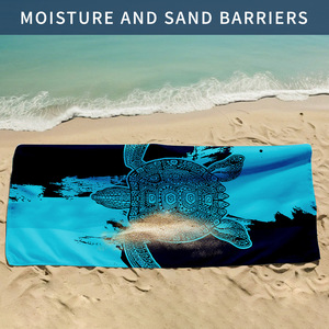 ผ้าขนหนูกีฬา B92ขนแกะสองด้านผ้าขนหนูชายหาดเซิร์ฟ - Product Image 2