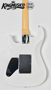 <span class=keywords><strong>Guitare</strong></span> électrique GC-02E ST, corps en paulownia, manche en érable, 22 frettes, micros HH, accastillage chromé, <span class=keywords><strong>guitare</strong></span> électrique personnalisée pour débutant - Product Image 4